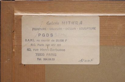Michel VILAGE (XXème s.)
Etude d'homme nu
Mine...