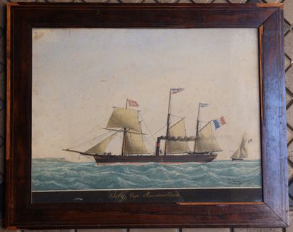 Eugène GRANDIN (1833-1919)
Isly cap : Boudevillain
Aquarelle...