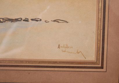 Etienne CLEMENTEL (1864-1936) 
Antibes
Encre...