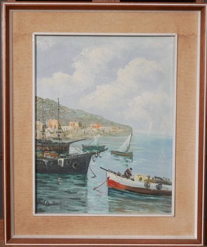 Ecole française du XXe siècle 
Pêcheurs Cap...