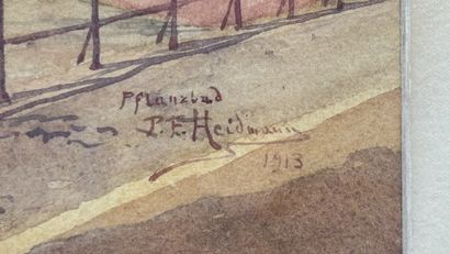 Ecole moderne
La petite France, Strasbourg
Aquarelle...