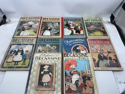 BECASSINE 
Ensemble de 16 albums.
(Quelques...