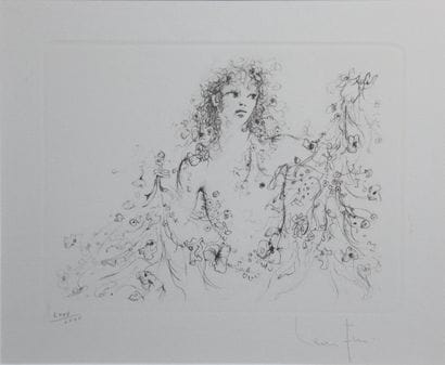 Léonor FINI (1908–1996)
Young Girl with Flowers
Etching,...