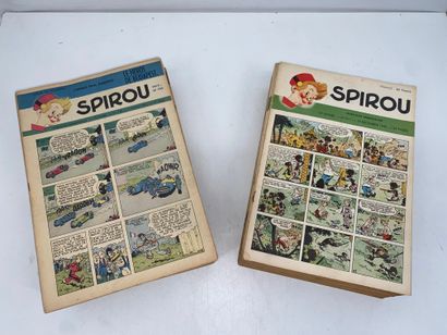 SPIROU 
-	BD hebdomadaire (1947 à 1952) (manque...