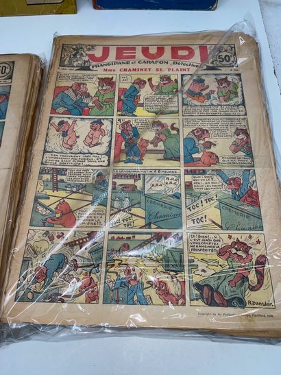 JEUDI-MATIN, JEUDI, JEAN-PIERRE 
Lot consisting...