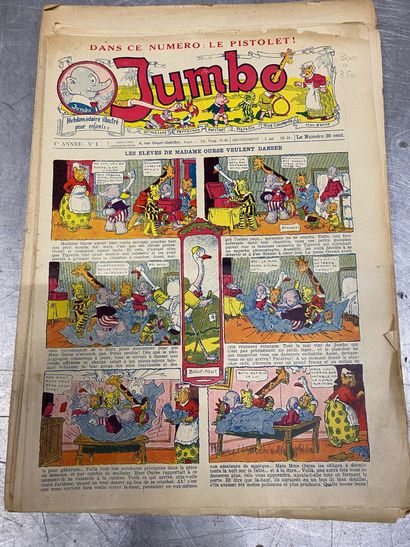JUMBO 
Ensemble comprenant : 
-	Année 1935,...