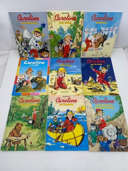 CAROLINE 
Lot comprenant :
-	24 albums de...