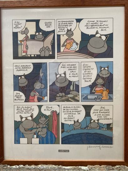 Philippe GELUCK (1954-) 
Les Michon (2013)
Sérigraphie.
Edition...