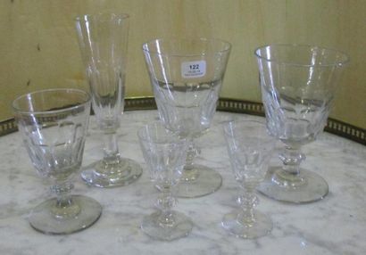 Partie de serice de verres