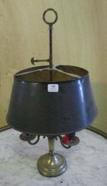 Lampe bouillote abat jour en tôle H: 50 ...