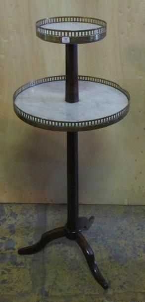 Serviteur muet ton acajou H: 103 cm