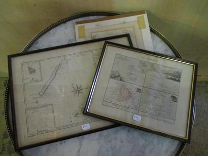 Trois gravures sur la Nouvelle Calédonie