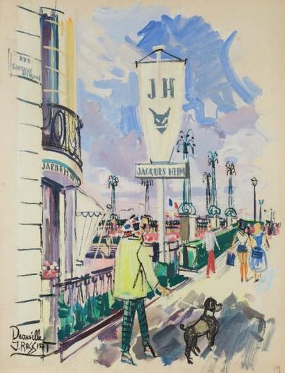 James RASSIAT (1909-1998)
La promenade du...