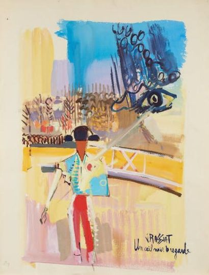 James RASSIAT (1909-1998)
Un oeil noir te...