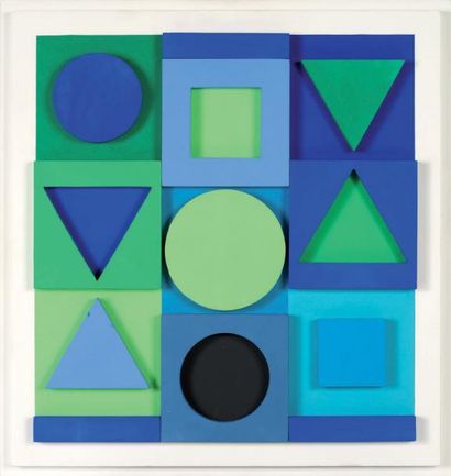 Victor VASARELY (1906-1997)
Zaphir positif...