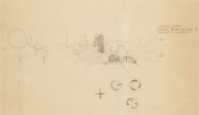 ANONYME
Croquis et plans d'architecture Crayon...