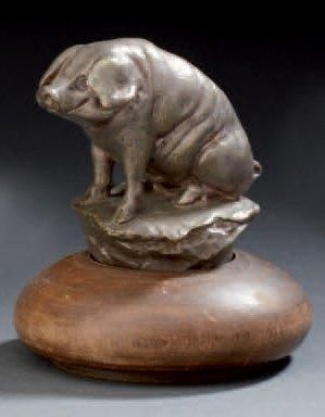 ANTOINE BOFILL (1894-1939)
«Cochon» Signé...