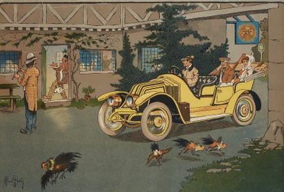 Albert BEERTS (Né à Anvers au XIX°)
«L'arrivée...