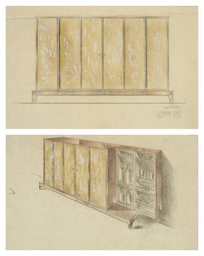 Eugène PRINTZ (1889-1948)
«Bar ouvrant par...
