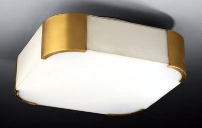 Jean PERZEL (atelier de)
Plafonnier tambour...