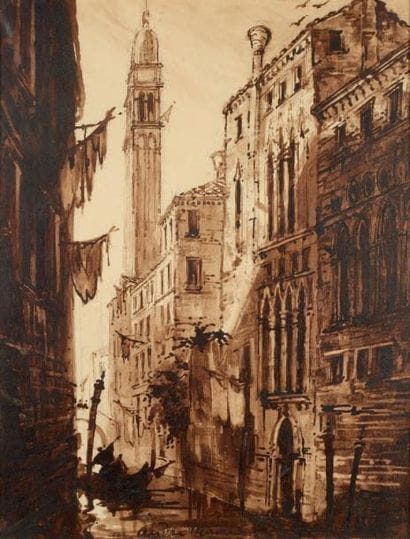 André MAIRE (1898-1984)
Vue de Venise Encre...
