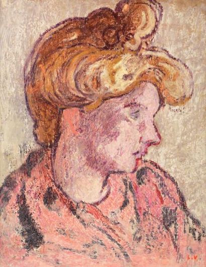 Louis VALTAT (1869-1952)
Portrait de femme...