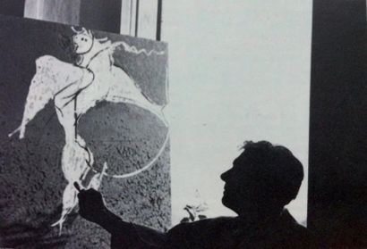 OSVALDO LICINI (1894-1958)
Paesaggio marchigiano,...