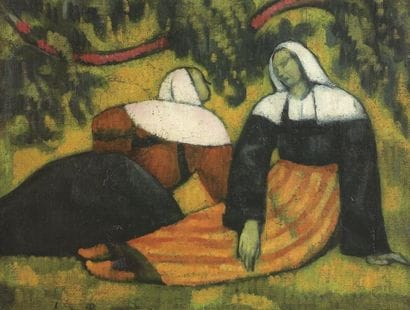 Emile BERNARD (1868-1941)
Deux bretonnes...