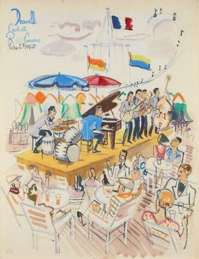 James RASSIAT (1909-1998)
Deauville l'orchestre...