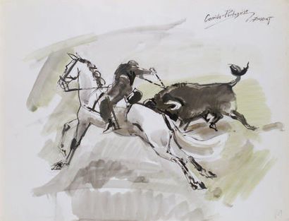 James RASSIAT (1909-1998)
Corrida portugaise...