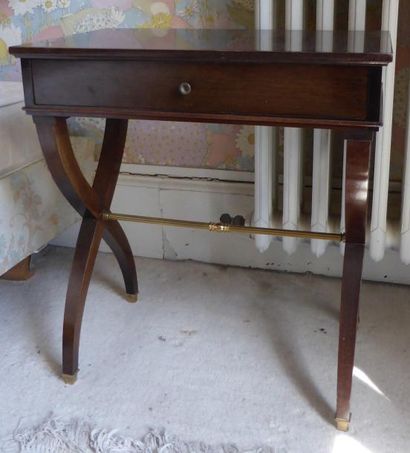 Paire de chevets années 60 en bois de pl...