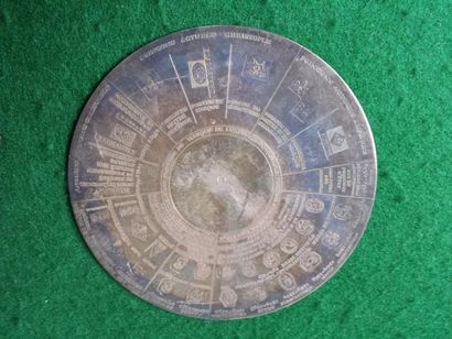 Dessous de plat en métal argenté CHRISTOFLE...