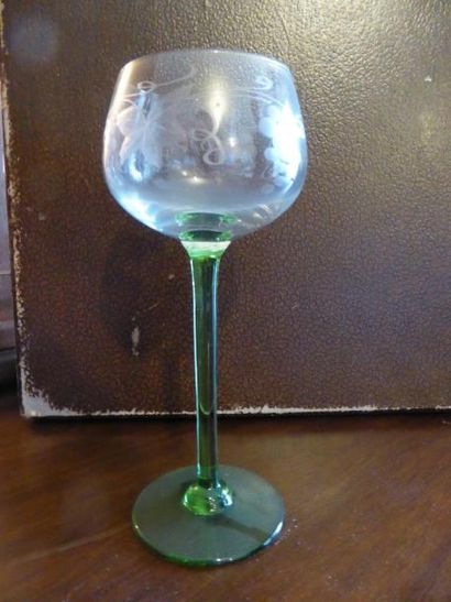 12 Verres à vin du Rhin