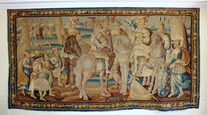 Tapisserie d'AUBUSSON relatant vraisemblablement...