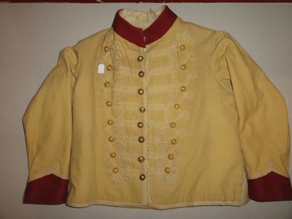 Reproduction d'un dolman de Hussard de couleur...