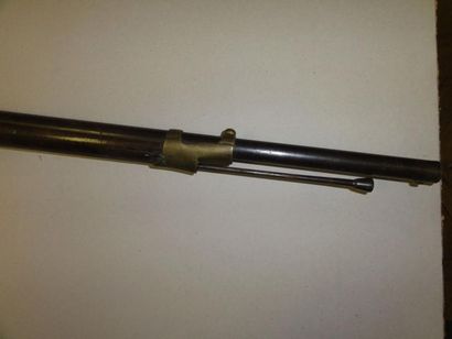 Carabine à silex modèle an IX. Platine de...