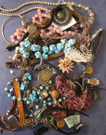 Lot de bijoux fantaisie