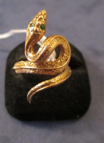 Bague serpent en or 18 kpoids: 4.7 gr