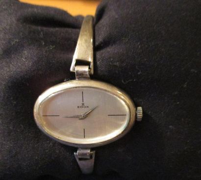 Bracelet-montre en argent 800°/°° EDOX, pds...