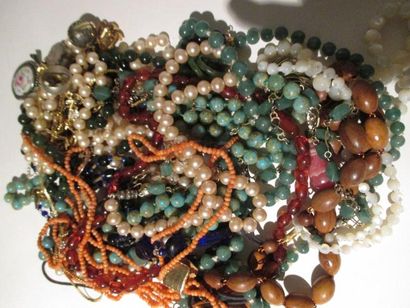 Lot de bijoux fantaisies (*)