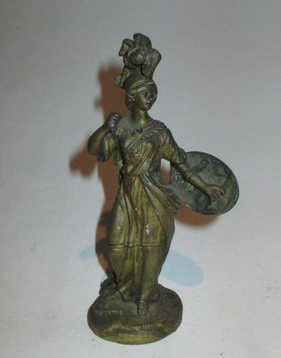 Petite sculpture en bronze représentant ...