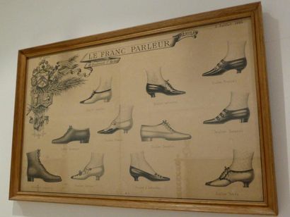 Paire de lithographies Le franc parleur