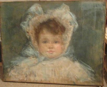 Ecole Moderne
Portrait d'un bébé pastel sur...