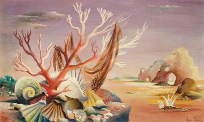 Jean JANIN
Paysage fantastique Huile sur...