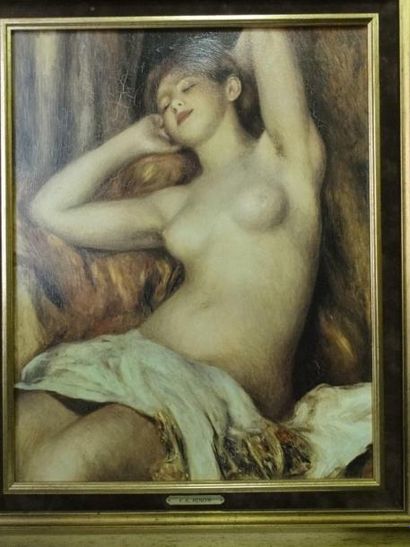 D'après RENOIR
Nu ensolleillé (encadré)