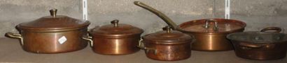 Mannette: Batterie de cuisine en cuivre