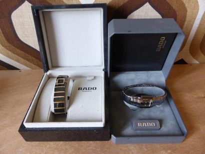 Deux montres RADO dans leur boite