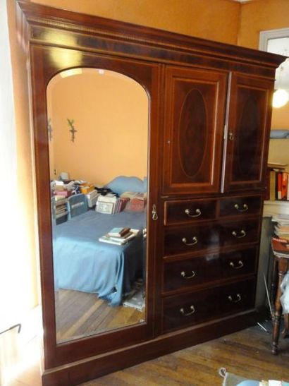 Armoire anglaise acajou