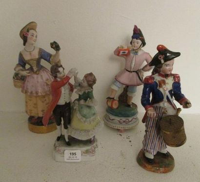 Paris et Allemagne
Lot comprenant trois statuettes...