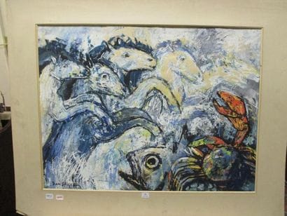 Dan SOLOJOFF (1908-1994)
Les vagues. Technique...